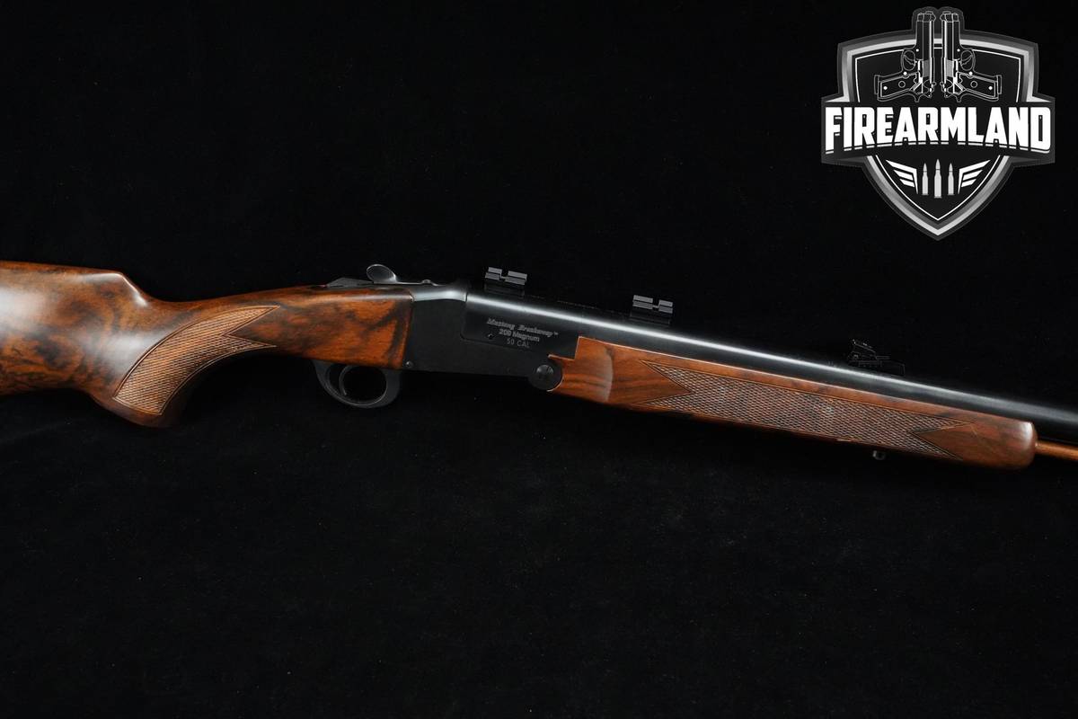 Lyman Mustang Breakaway 209 Magnum .50 Caliber 26" Blued & Walnut