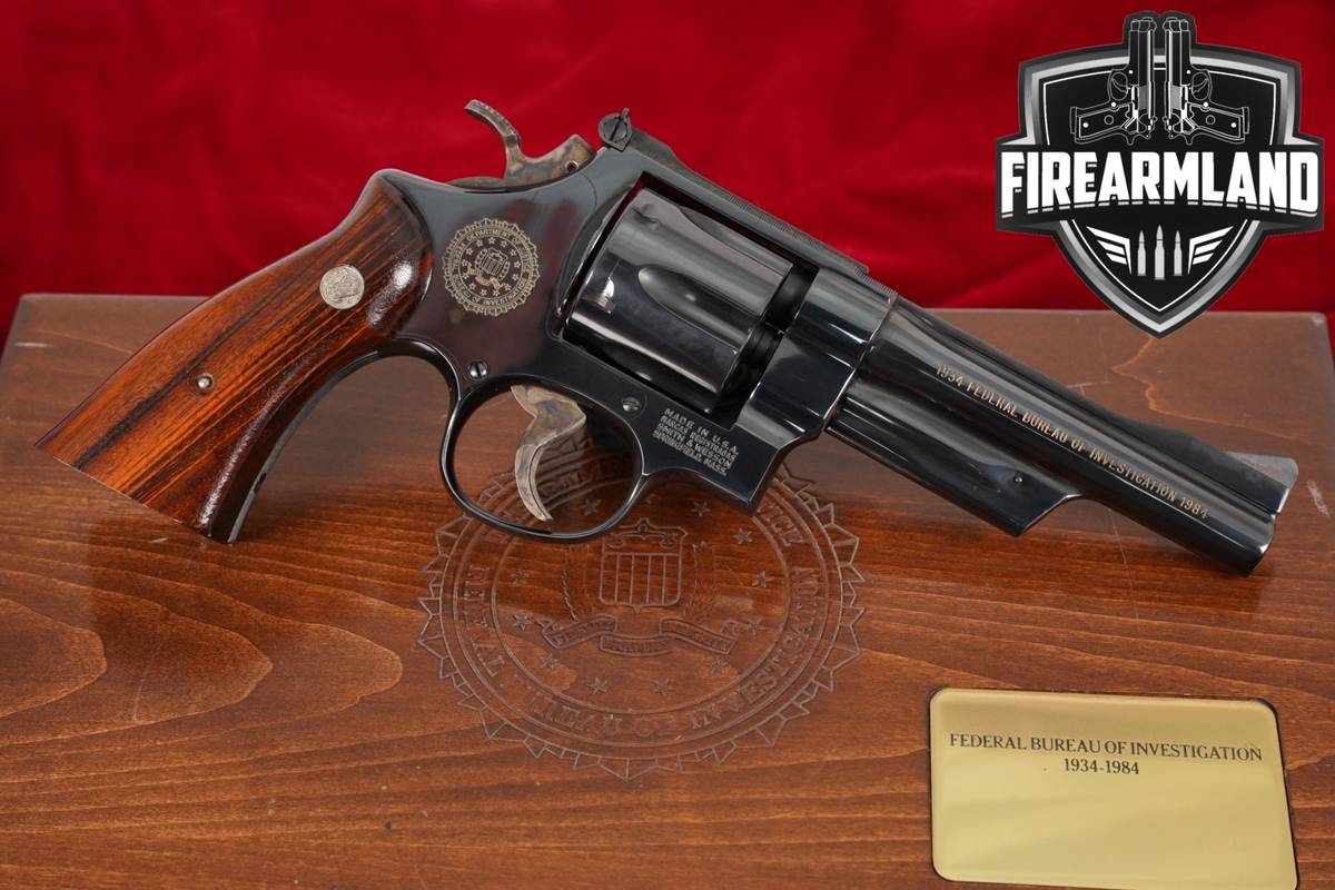 COMMEMORATIVE Smith & Wesson Model 27-3 S&W FBI 50th ANNIVERSARY +ORIG BOX