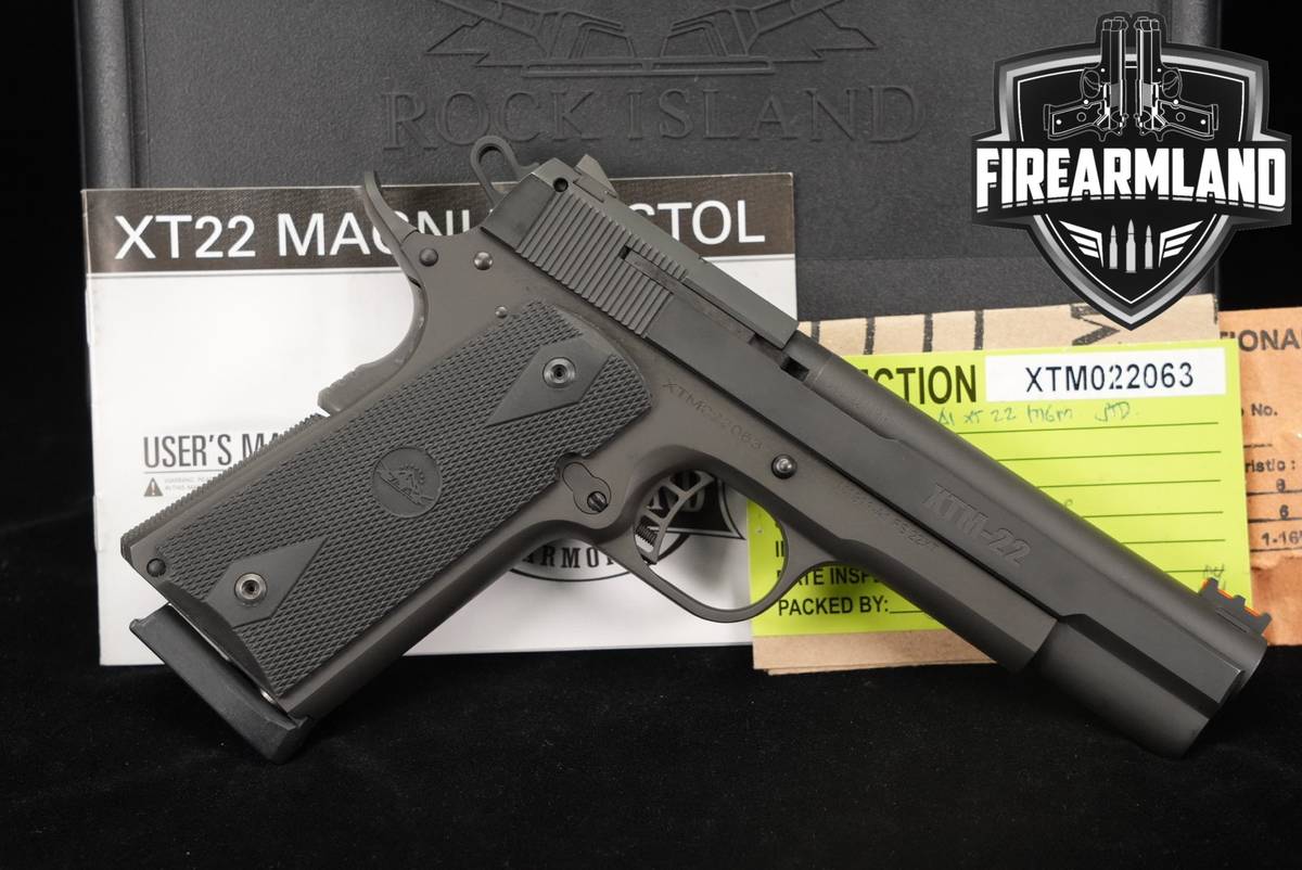 Rock Island Armory XT M1911-A1 FS 22WMR RIA 1911 5" XT22 +ORIG CASE