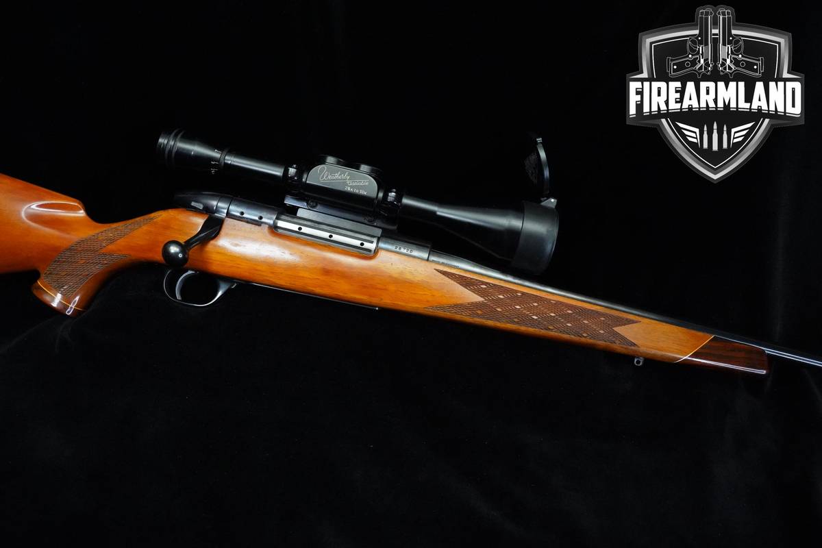 1959-73 Weatherby Mark V Deluxe 300 Wby Magnum 24" Blued Weatherby 5 +OPTIC