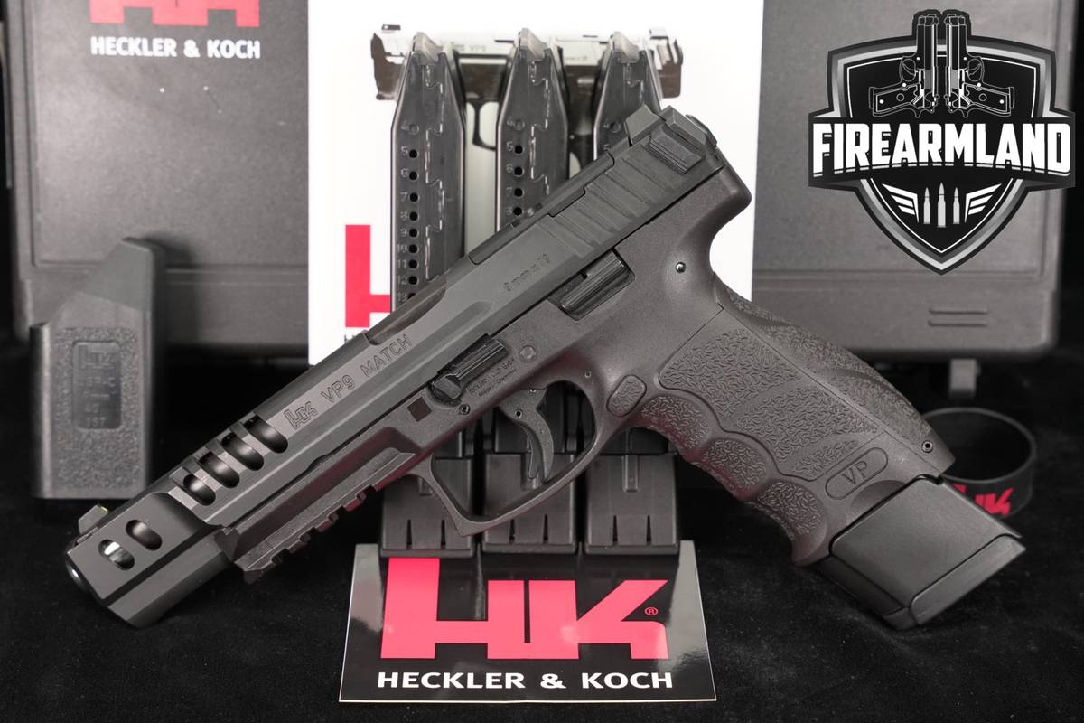 Heckler & Koch HK VP9 Match -B OR 9mm 5.5 H&K VP 9 +4 MAGS & ORIG CASE
