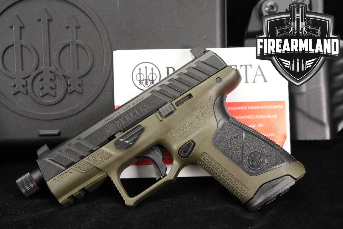 Beretta APX A1 Compact Tactical 9mm APXA1 +3 MAGS, ORIG CASE & HOLSTER