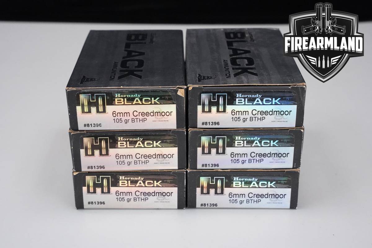 6mm Creedmoor Ammo 6mm-Creedmoor Ammunition 120 ROUNDS