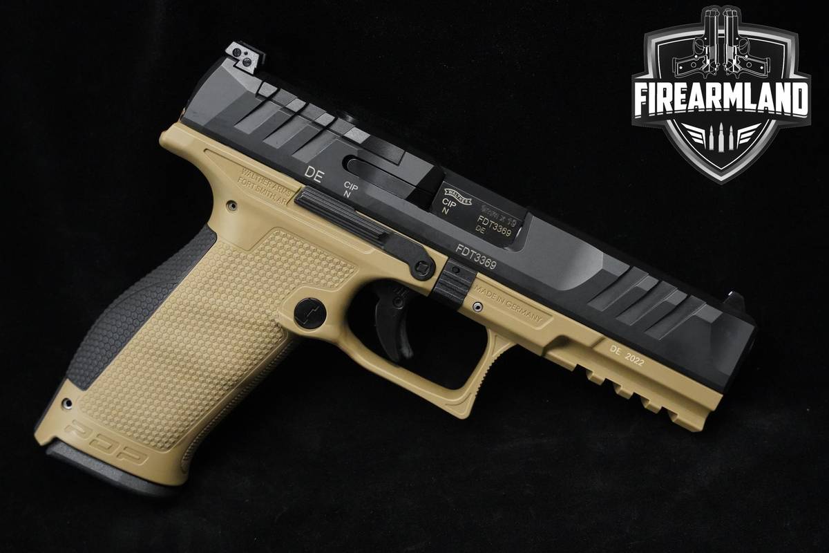 Walther PDP 9mm FDE/Black Walther-PDP +2 MAGS