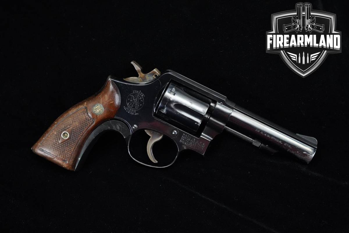 1963 Smith & Wesson (S&W) Model 10-6 Military Police 38 Special 4" S&W 10-6