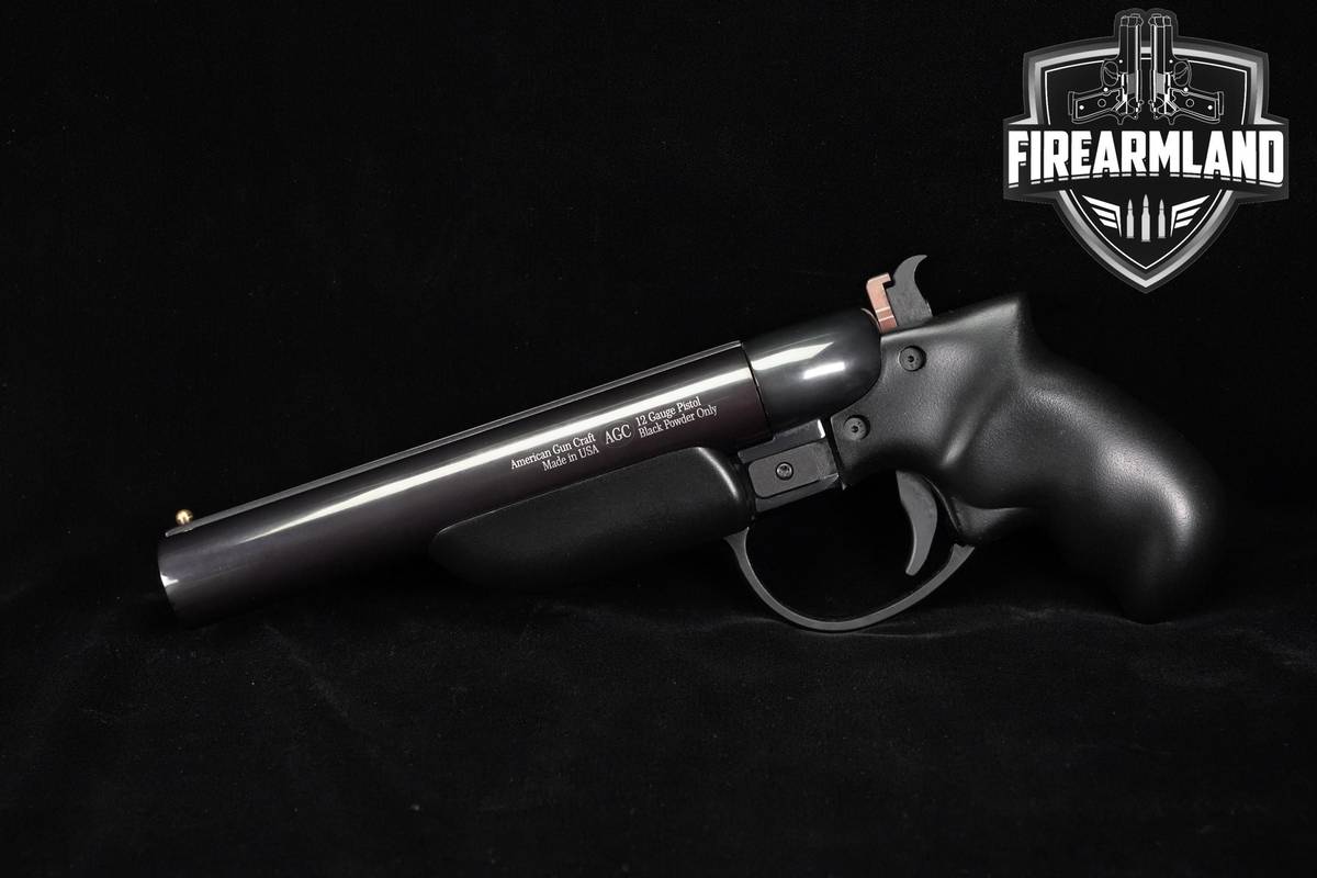 American Gun Craft Diablo 12-Gauge Black Powder 6" Blued & Synthetic
