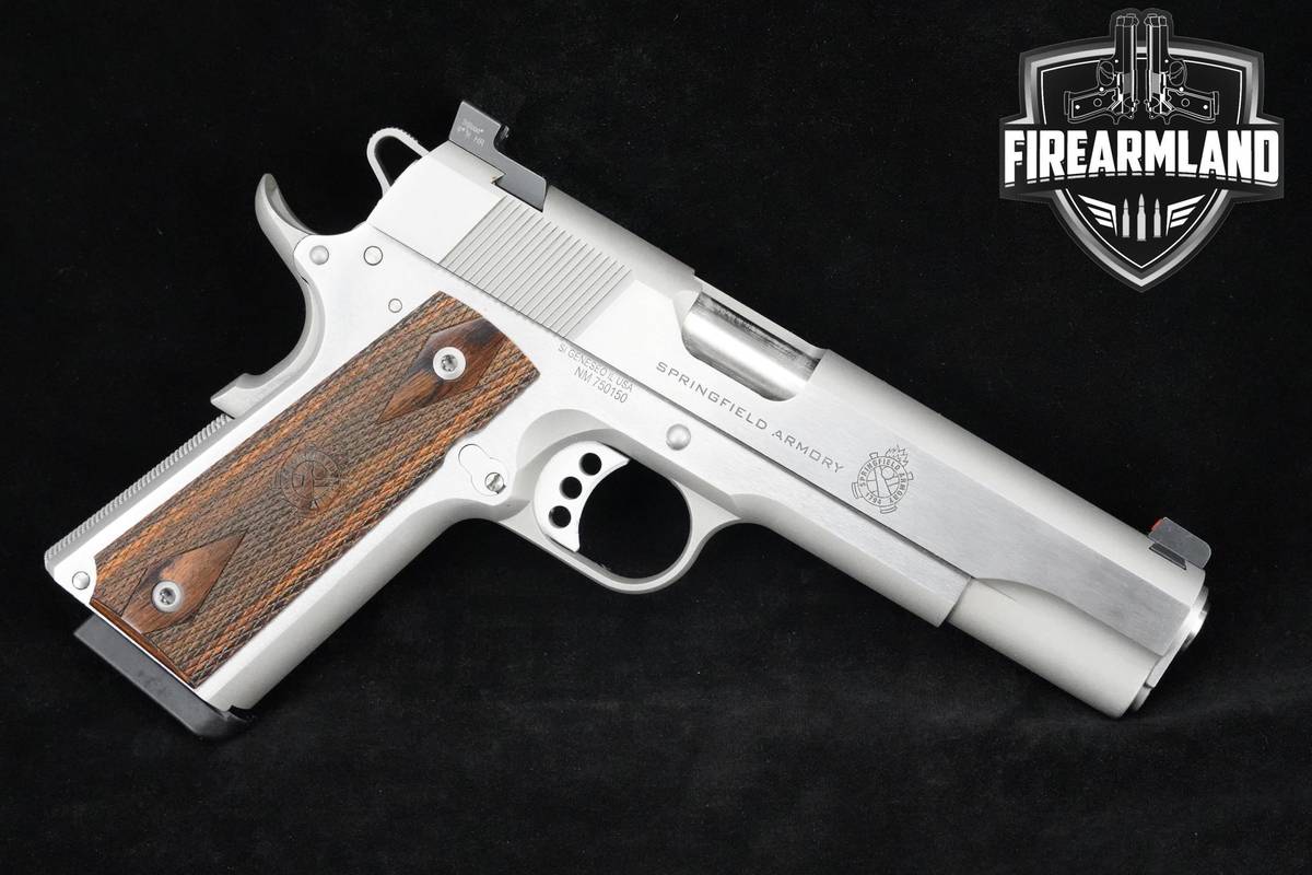 Springfield Armory Garrison Stainless 45 ACP 1911 5" Springfield +ORIG BOX