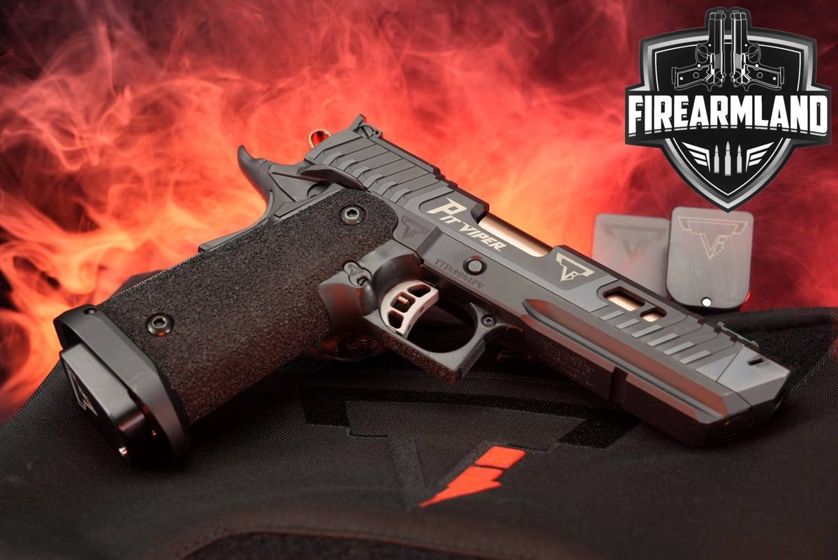 Taran Tactical TTI JW4 Pit Viper COMP 9mm 1911 2011 +3 MAGS & ORIG CASE