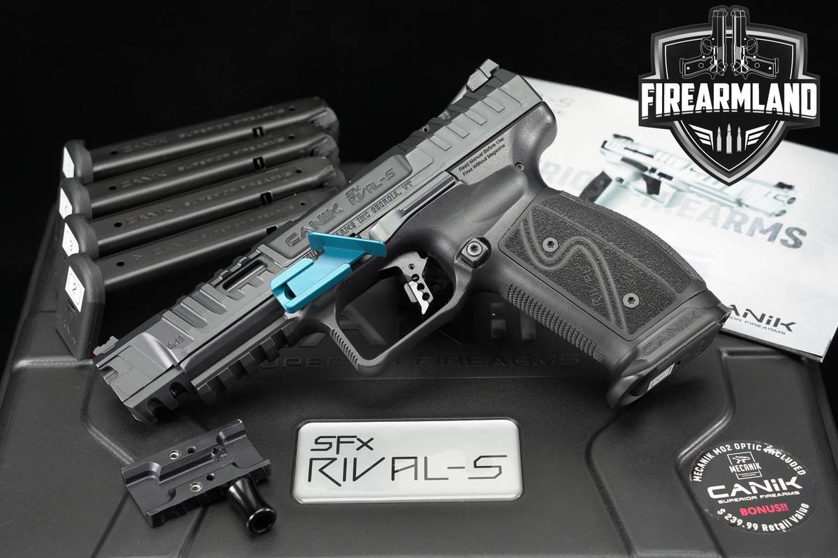 Canik SFx Rival-S Dark Side 9mm 5" Optic Ready +3 MAGS & ORIG CASE