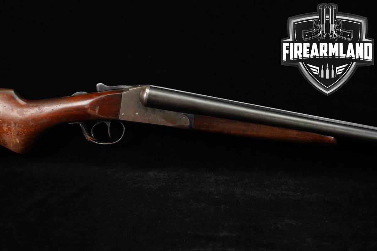 1939 Western Arms Corp Long Range Double 12-Gauge SxS 30" Blued & Wood
