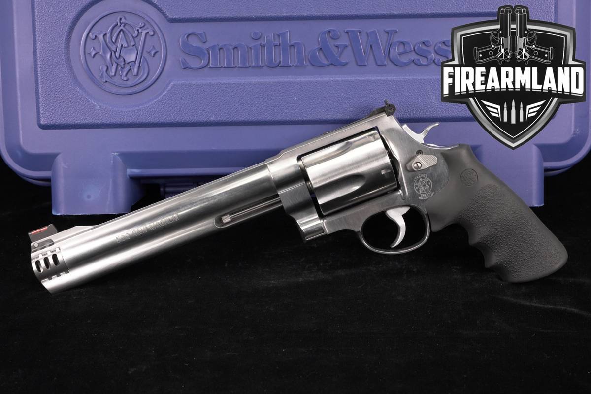 Smith & Wesson Model 500 S&W Magnum 8.375" Satin Stainless +ORIG CASE