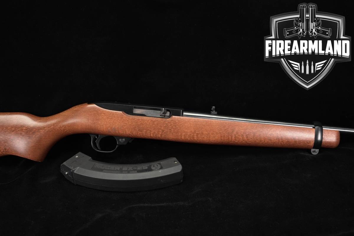 2007 Ruger Model 10/22 Carbine 22LR 18.5" Blued & Hardwood 1022 +2 MAGS