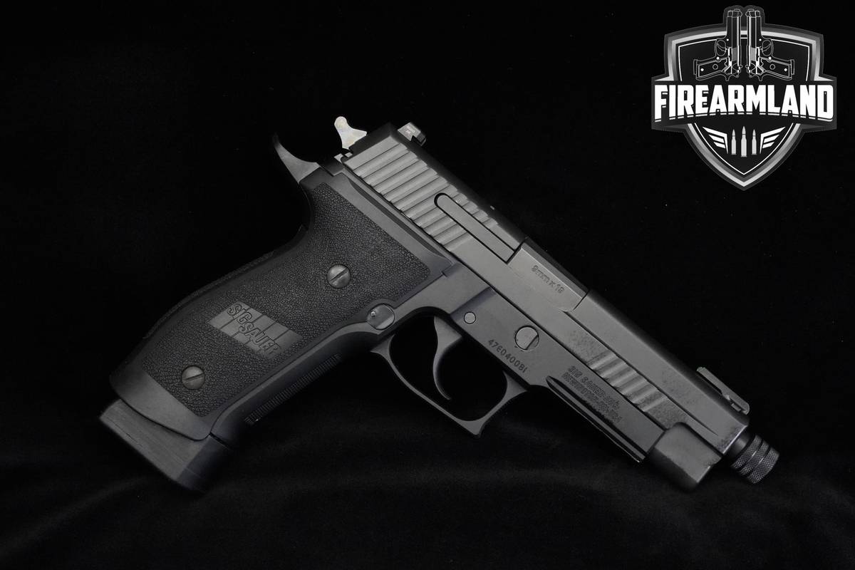 Sig Sauer P226 TACOPS TB 9mm 4.9" Sig-Sauer P226 P-226 +4 MAGS & ORIG CASE