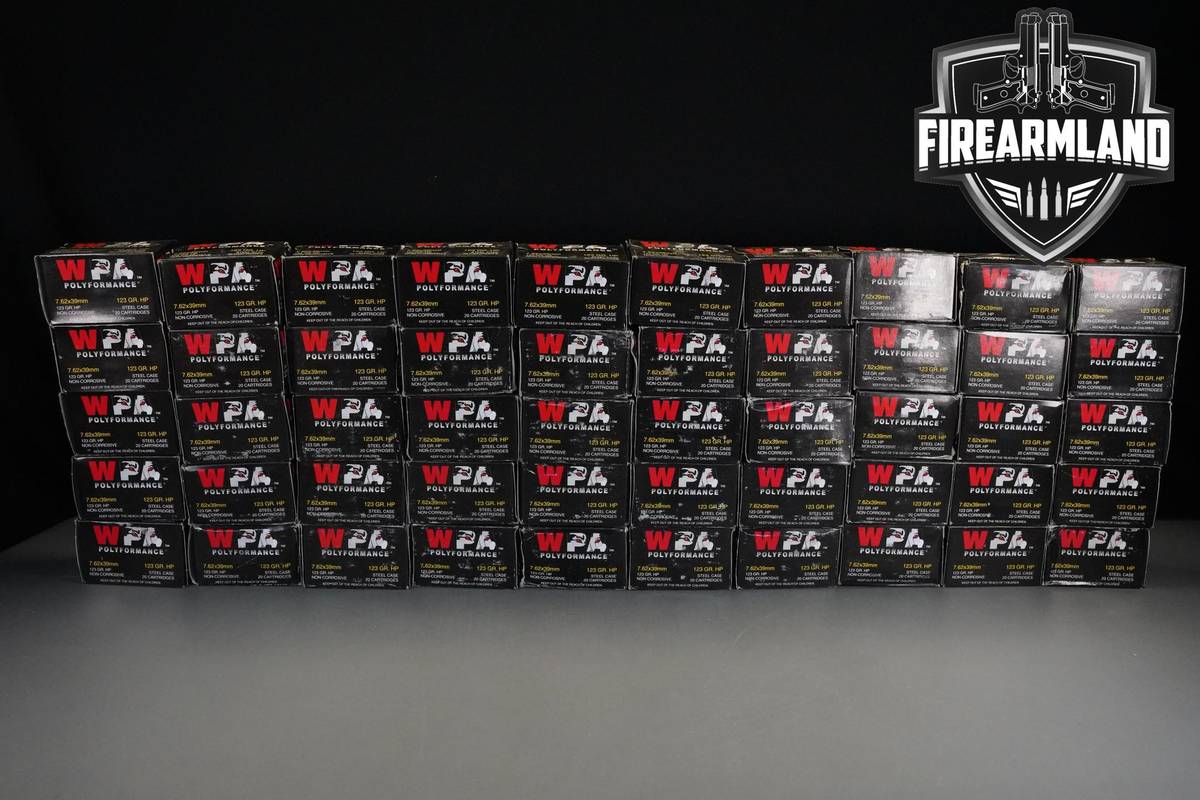 1000 ROUNDS! 7.62x39 Ammo 762 Ammunition