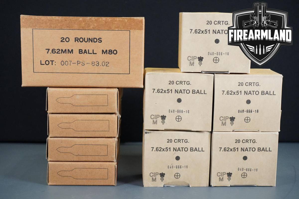 7.62x51 Ammo 7.62x51 Ammunition 200 ROUNDS
