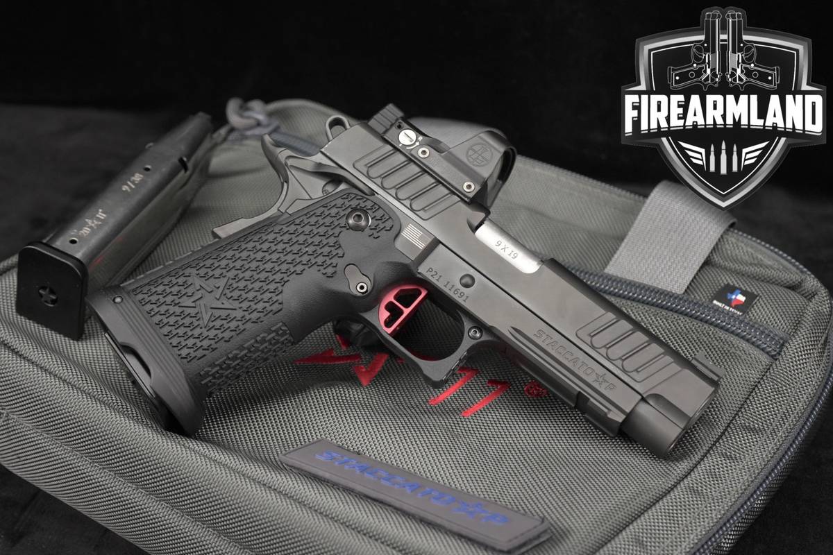 Staccato P 9mm 4.4 STI 2011 1911 +2 MAGS, ORIG CASE, LEUPOLD OPTICS