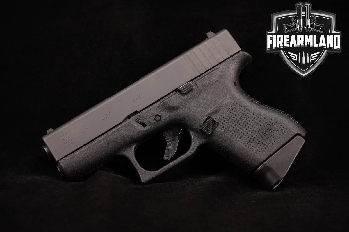 Glock 43 9mm 3.41" G43 G-43 +2 MAGS & ORIG CASE