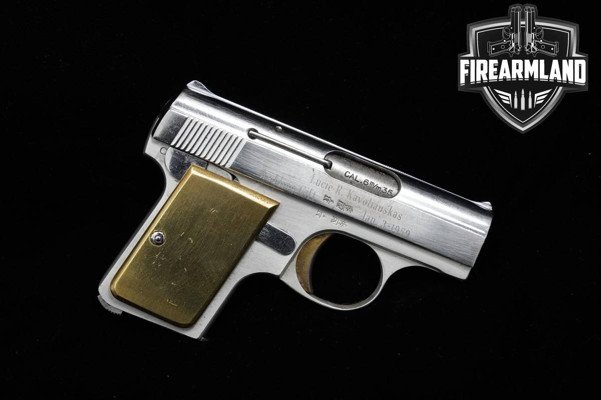 1959 Browning Baby Browning 2.11" Nickel Plated Baby VINTAGE
