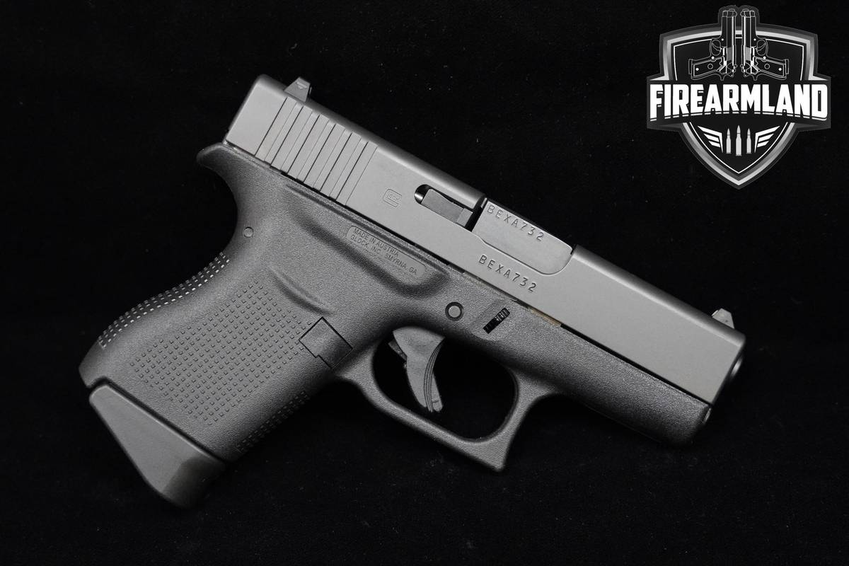 Glock 43 Slimline 9mm Glock G43 G-43 +2 MAGS & HOLSTER