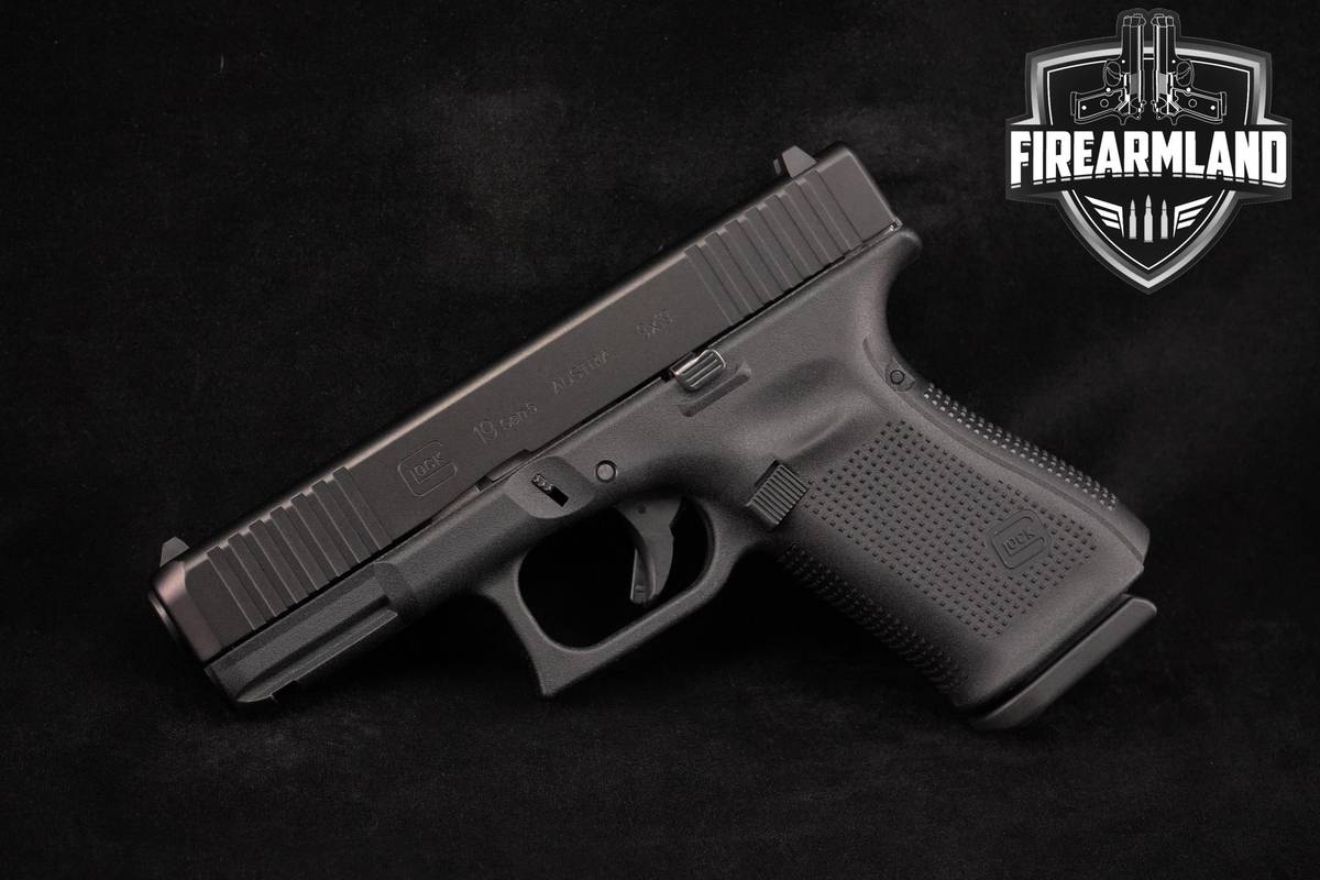 Glock 19 Gen5 FS 9mm 4.02" G19 nDLC Gen-5 +OG CASE