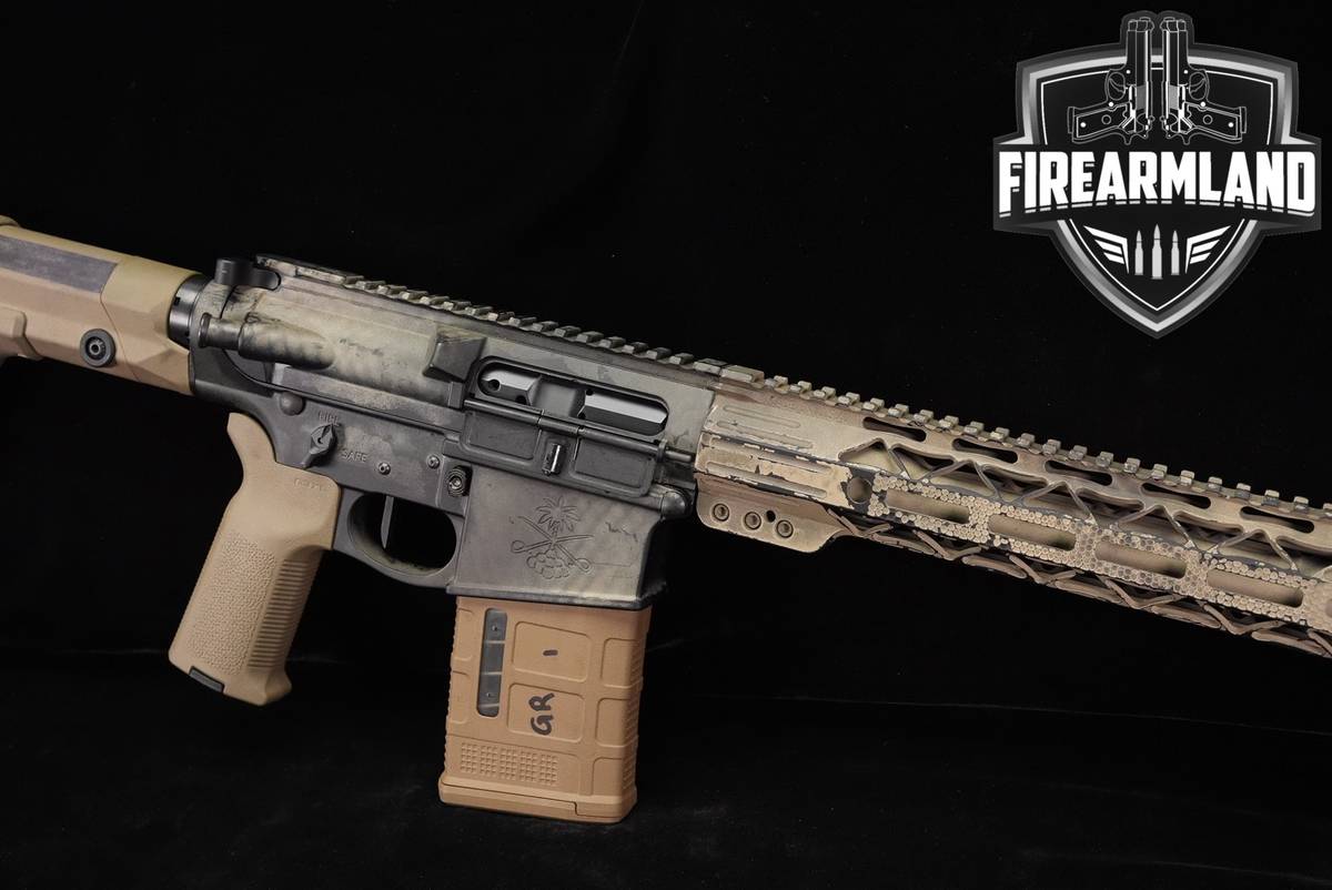 Palmetto State Armory PSA SABRE-10 308 Win AR10 18 Tan Camo AR SABRE10