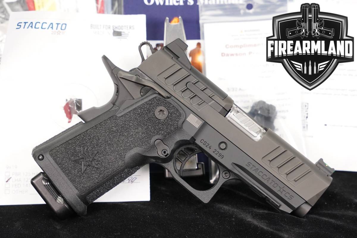 Staccato CS V3 9mm Optics-Ready 3.5" STI C S 1911 2011 +2 MAGS & ORIG CASE