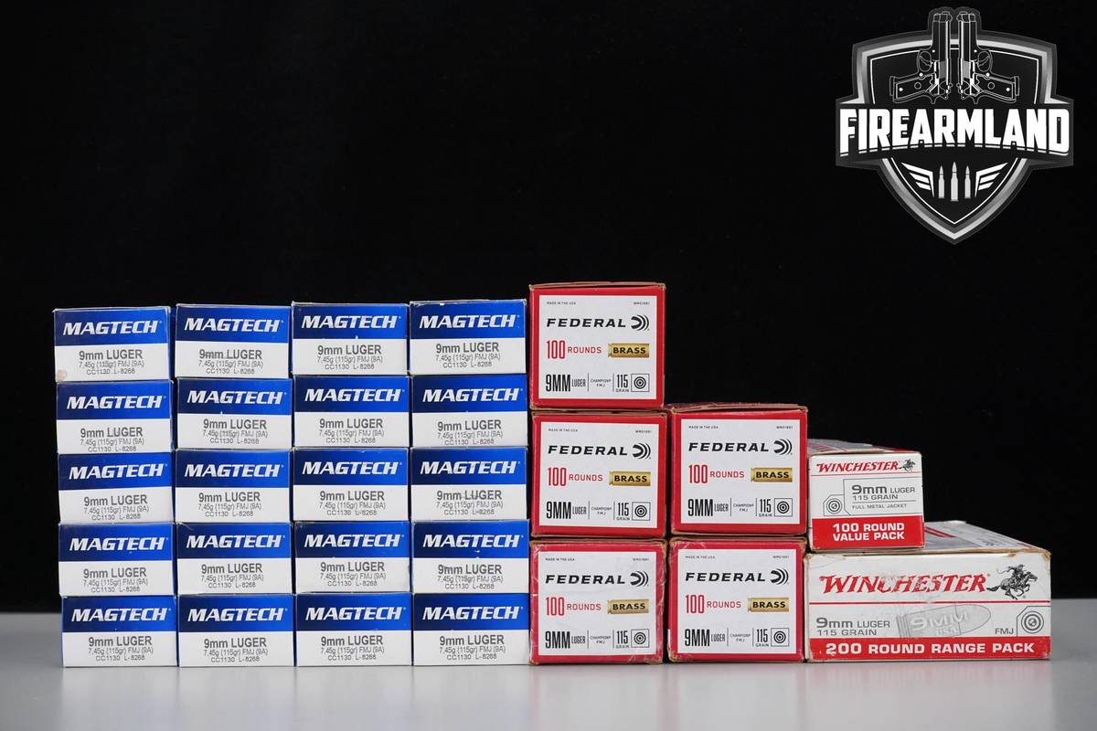2000 RDS! 9mm Ammo 9-mm