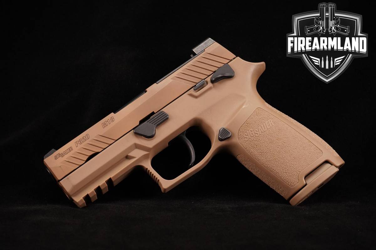 Sig Sauer P320 M18 9mm 3.9" Coyote P 320 M 18 +3 MAGS & ORIG CASE