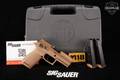 2022 Sig Sauer P320 M18 9mm Luger (9x19 Para) Coyote Tan PVD in Very Good Condition Image 2