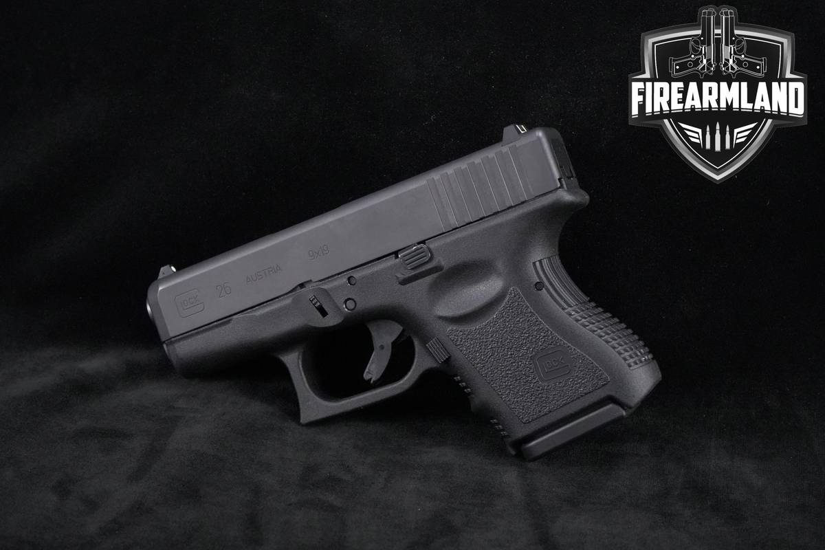 Glock 26 Gen 3 9mm 3.42" Glock-26 G26 G-26 Gen-3 +2 MAGS & ORIG CASE