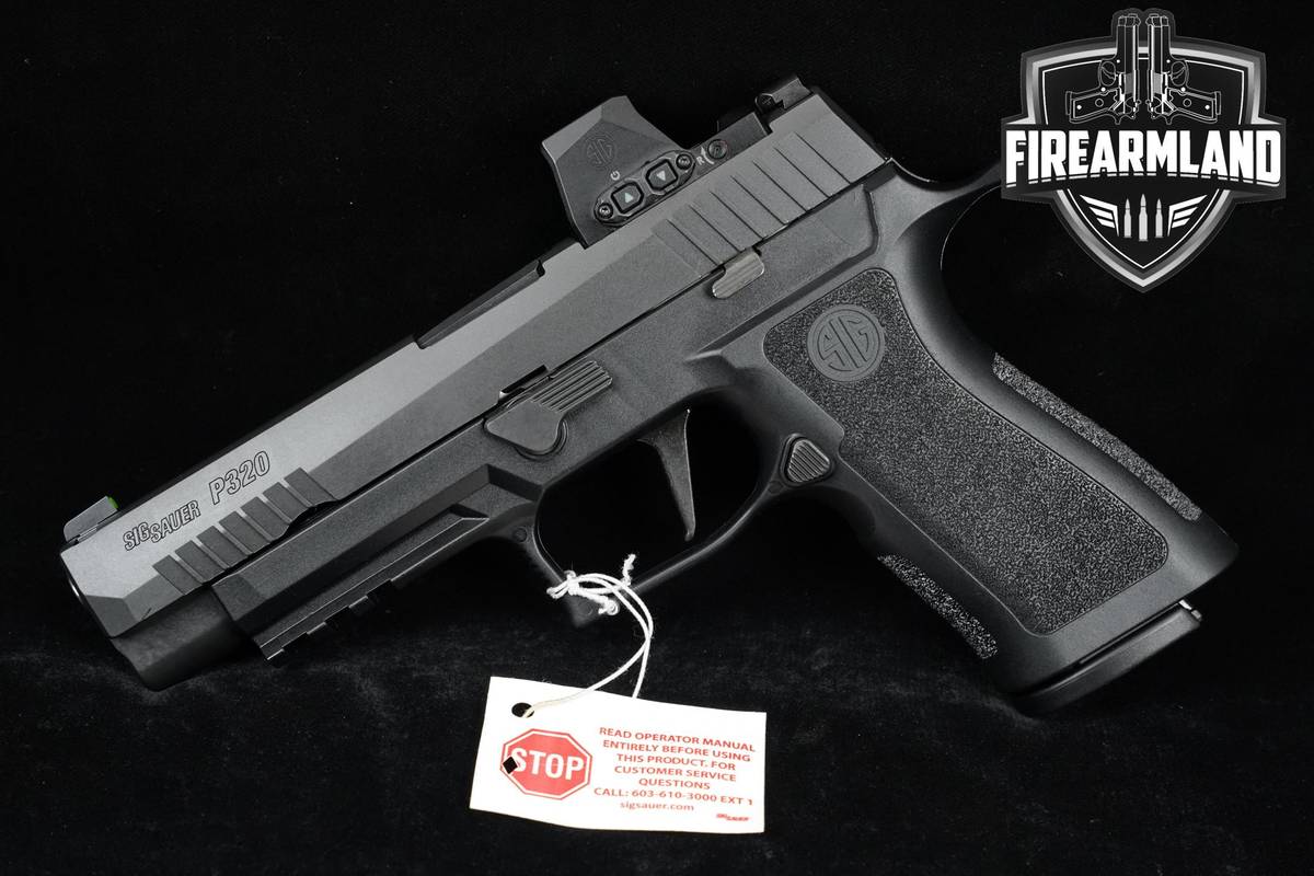 LIKE-NEW Sig Sauer P320 XSeries FULL 9mm 4.7" +3 MAGS, ORIG CASE & ROMEO-X