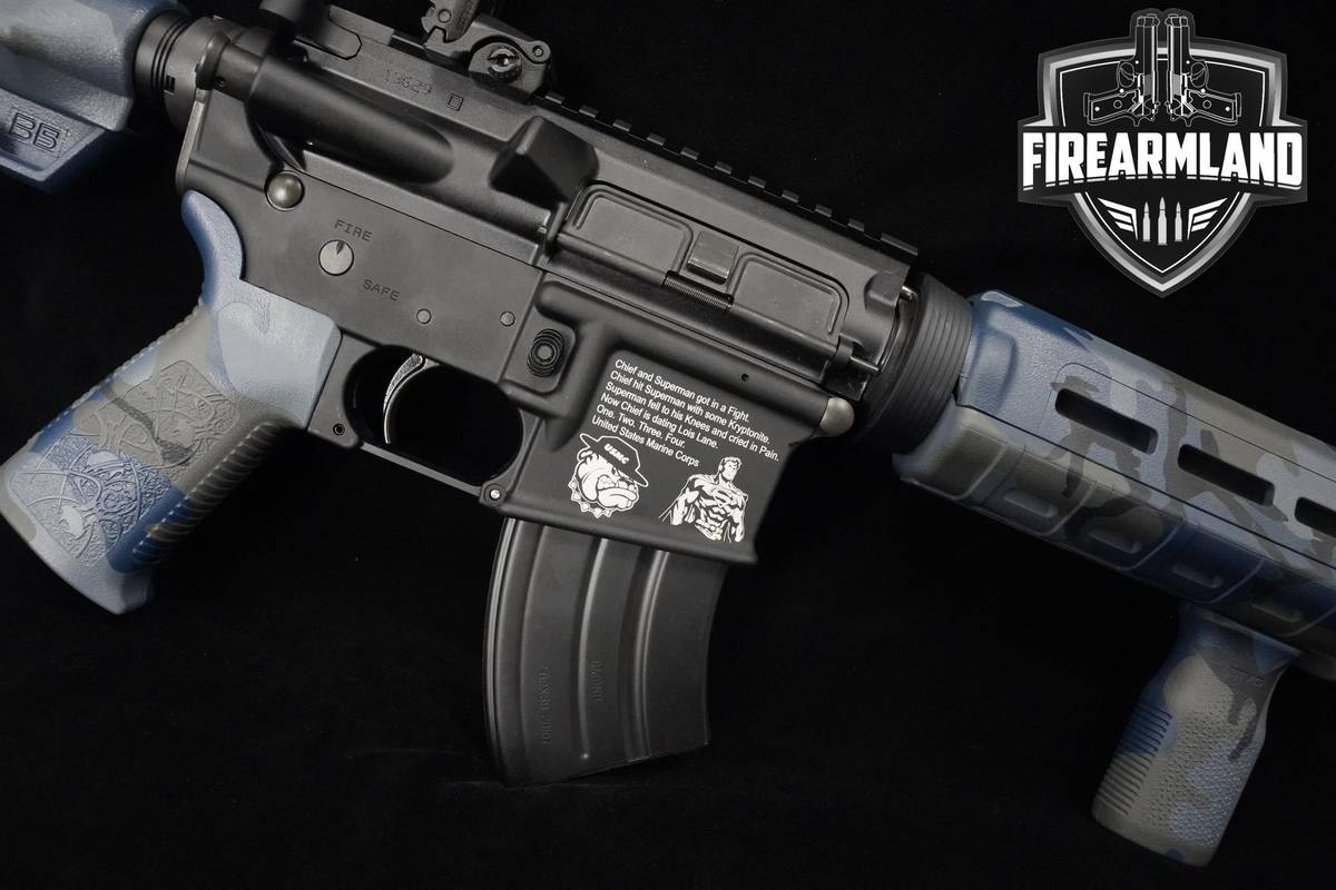 LIKE-NEW Colt AR-15 M4 Carbine 7.62x39 Multicam Blue AR15 AR Colt AR 15
