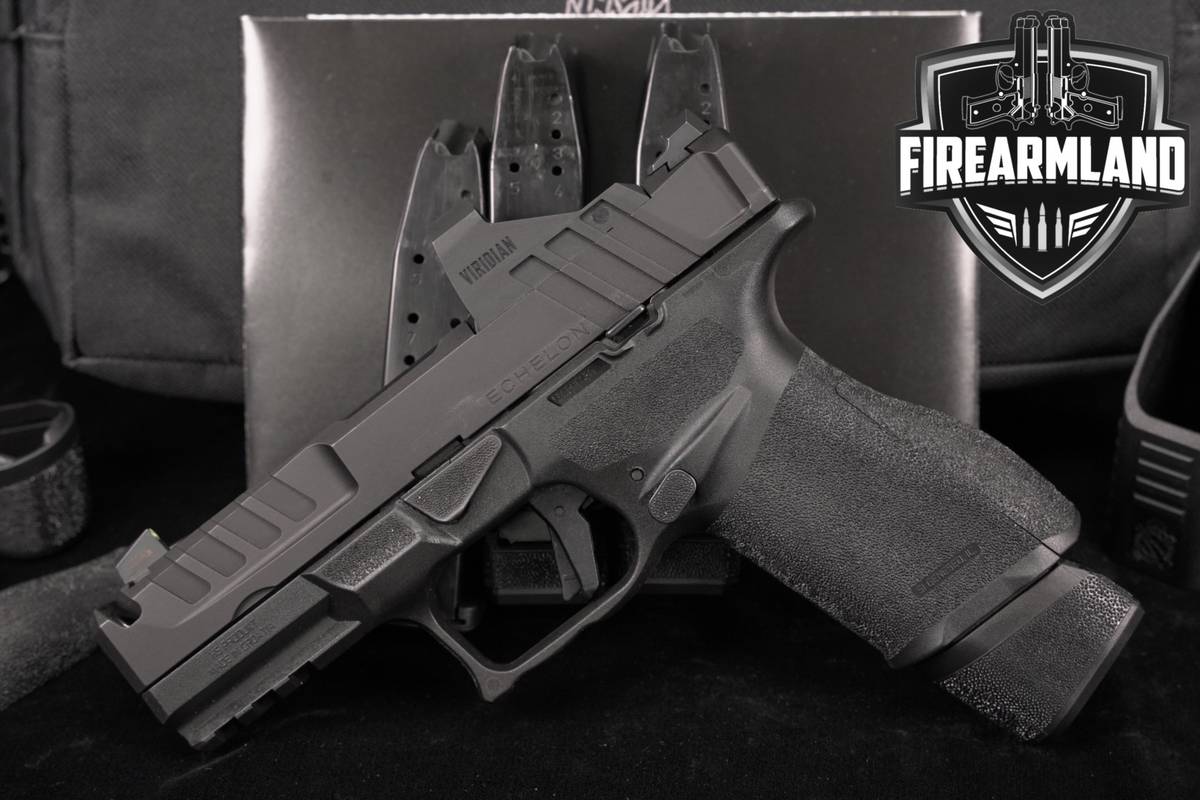 Springfield Armory Echelon 4.0C Comp 9mm +4 MAGS, ORIG CASE, VIRIDIAN OPTIC