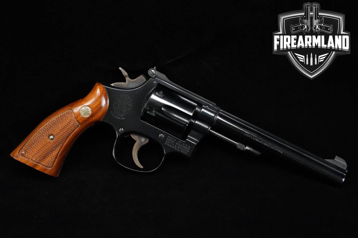 1977 Smith & Wesson Model 17-4 22LR 6" Blued S&W-17-4 Mod-17 DA/SA