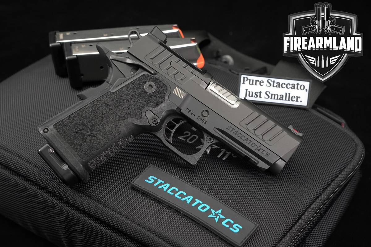 2025 Staccato STI CS V3 9mm 1911 3.5" Stainless 2011 +3 MAGS & ORIG CASE
