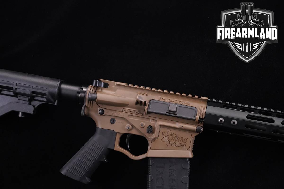 American Tactical Omni Hybrid Maxx P3 5.56 NATO AR-15 AR15 16" FDE +2 MAGS