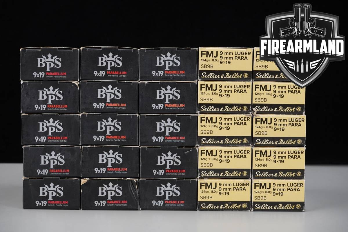 1250 RDS! 9mm Ammo 9-mm