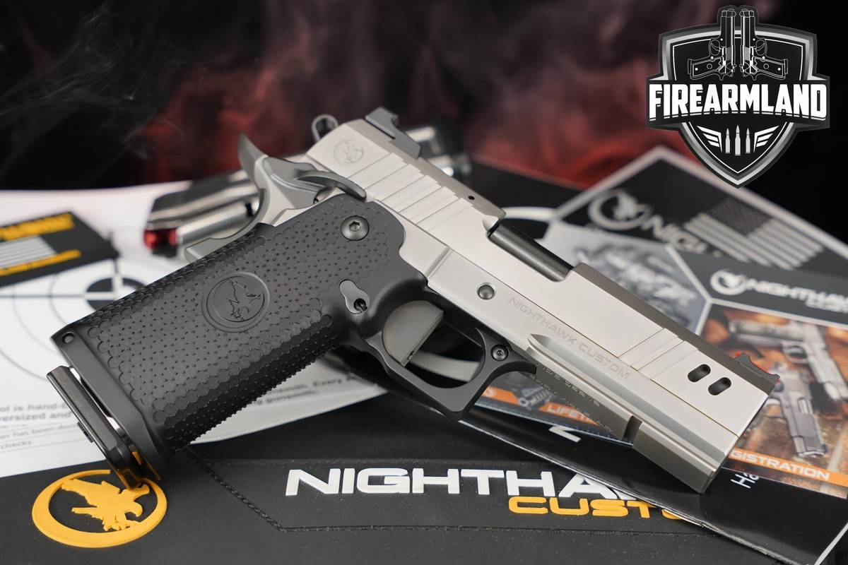 Nighthawk Custom BDS9 Commander IOS 9mm 1911 4.25" 2011 +2 MAGS & ORIG CASE