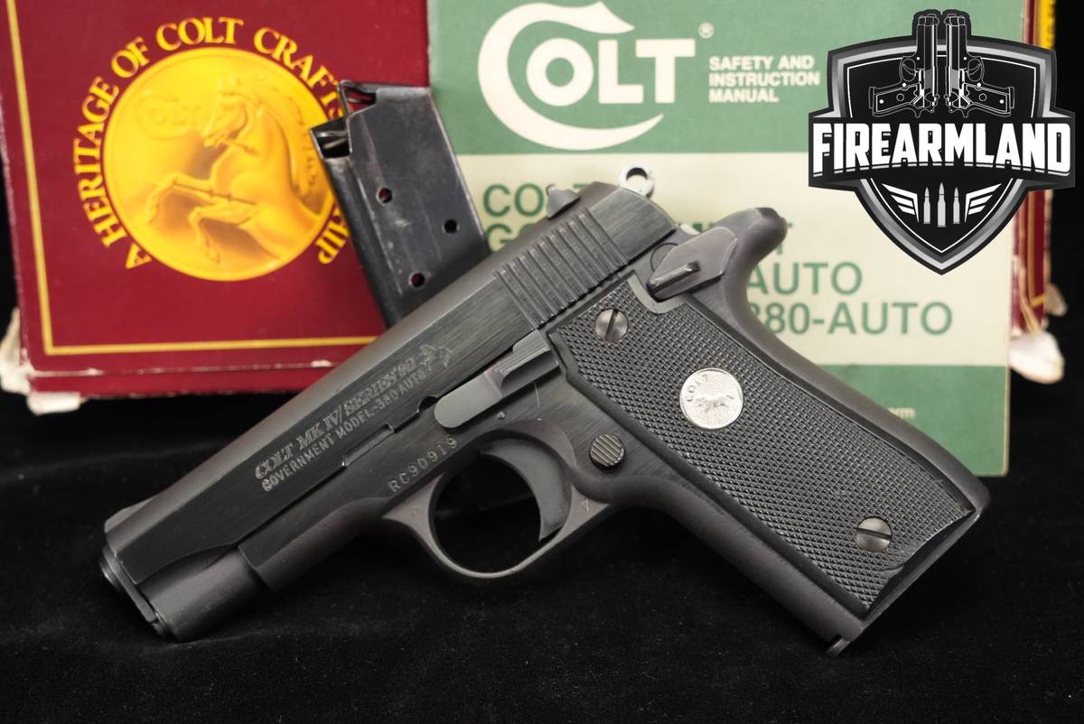 1987 Colt Government Model 380 Auto MK IV Series 80 1911 Blued +2 MAGS