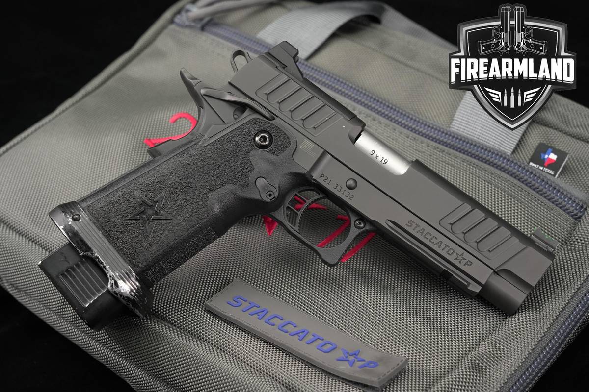 Staccato STI P Optic Ready 9mm 1911 4.4" Blued 2011 +5 MAGS & ORIG CASE
