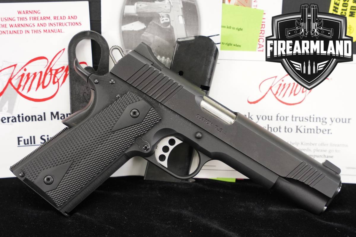 Kimber Custom TLE II 45 ACP 1911 5 +2 MAGS & ORIG CASE