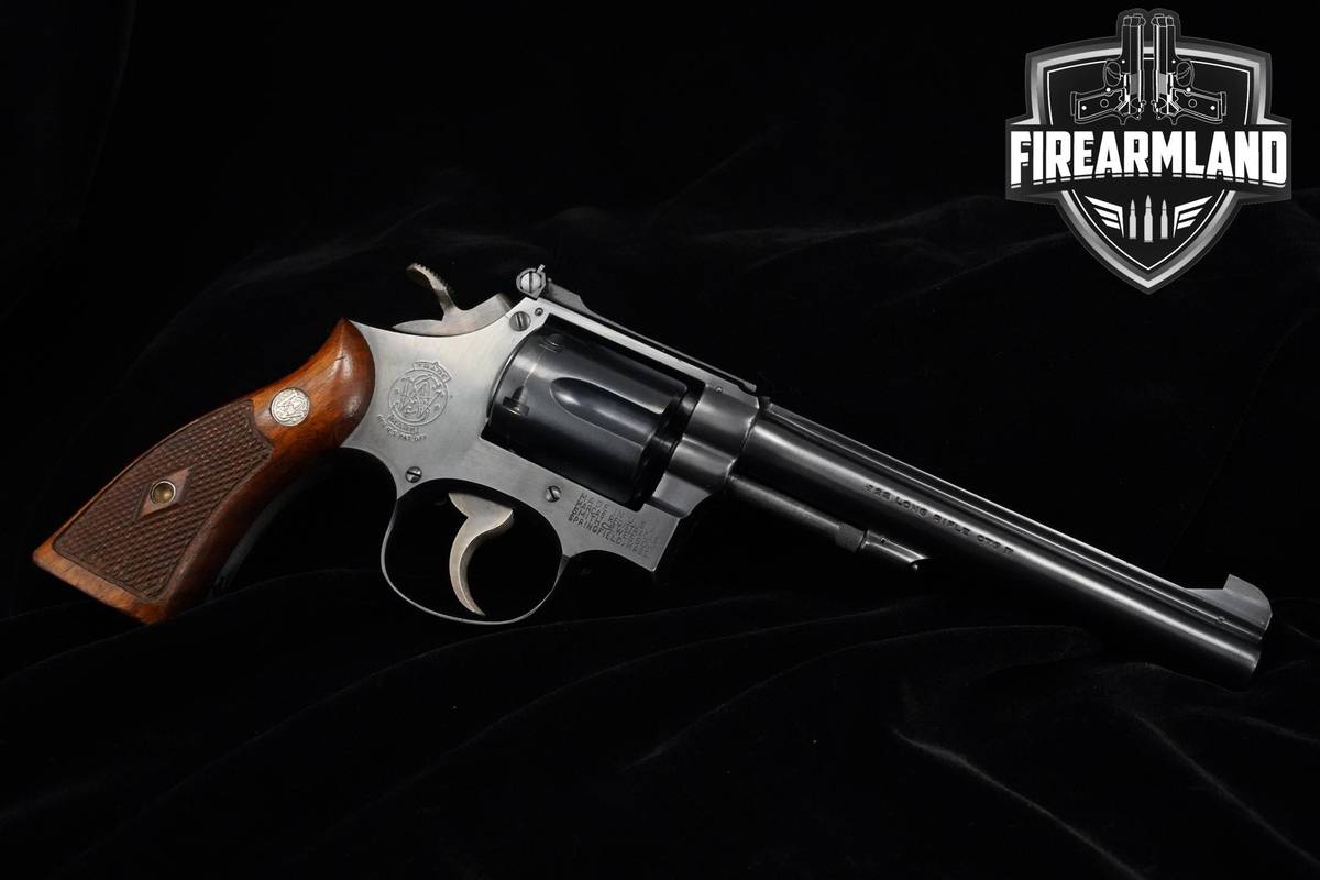 1954 Smith & Wesson (S&W) K-22 Masterpiece Pre-Model 17 22LR Blued S&W