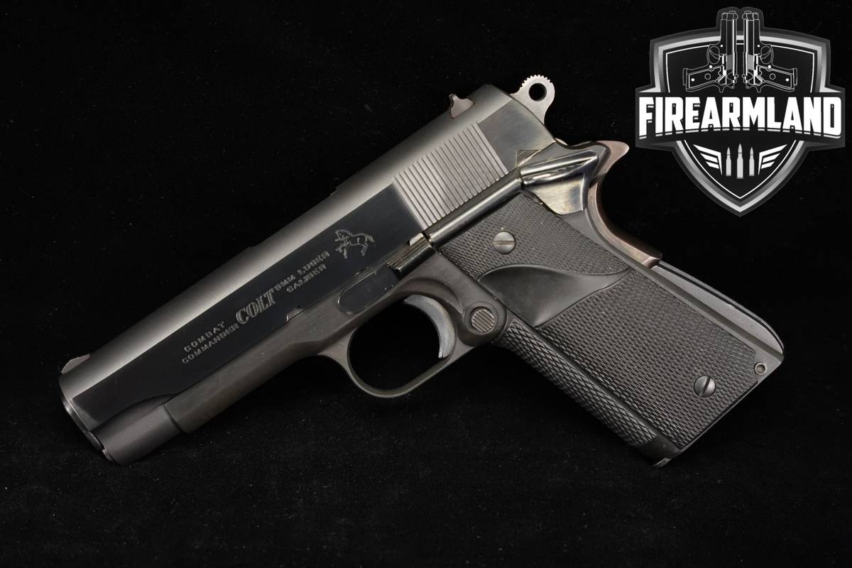 Federal Ordnance Inc Combat Commander 9mm 1911 4.25" Blued COLT SLIDE