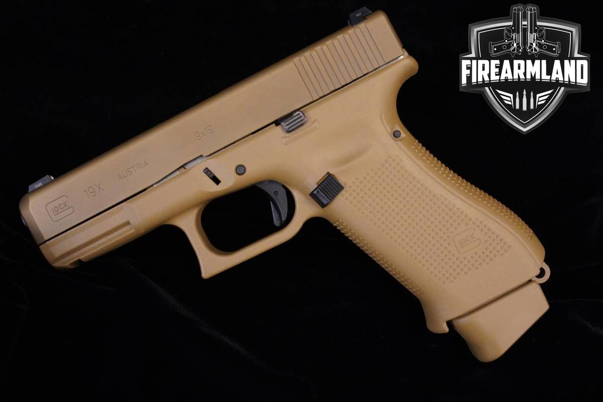 Glock 19X 9mm Coyote nPVD Glock-19X G19X Crossover G19 +3 MAGS & ORIG CASE