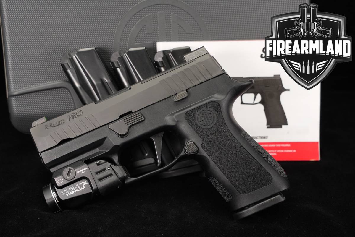 Sig Sauer P320 X-Series XCompact 9mm P 320 Carry +4 MAGS, ORIG CASE, LIGHT