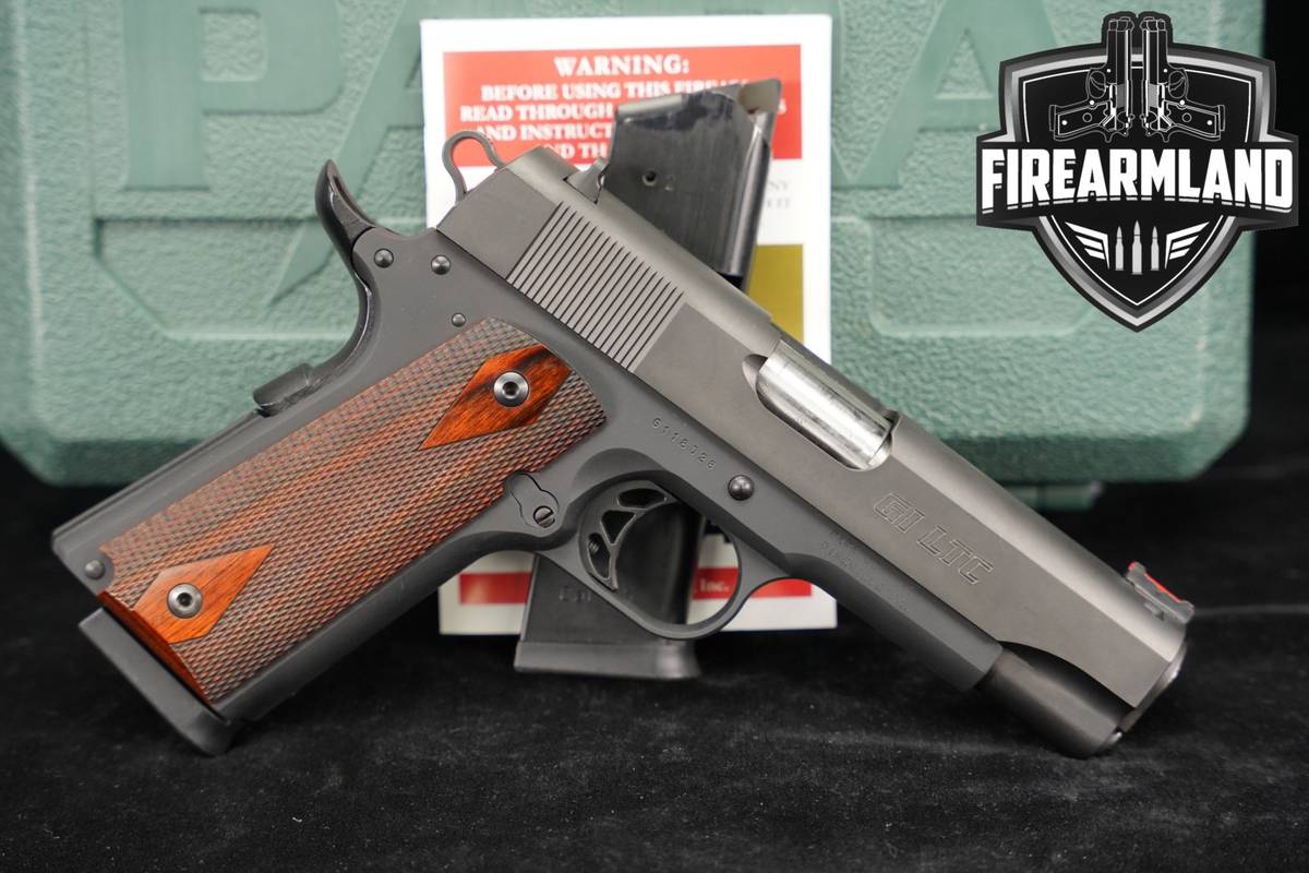 SCARCE Para Ordnance 1911 GI LTC 45 ACP +2 MAGS & ORIG CASE