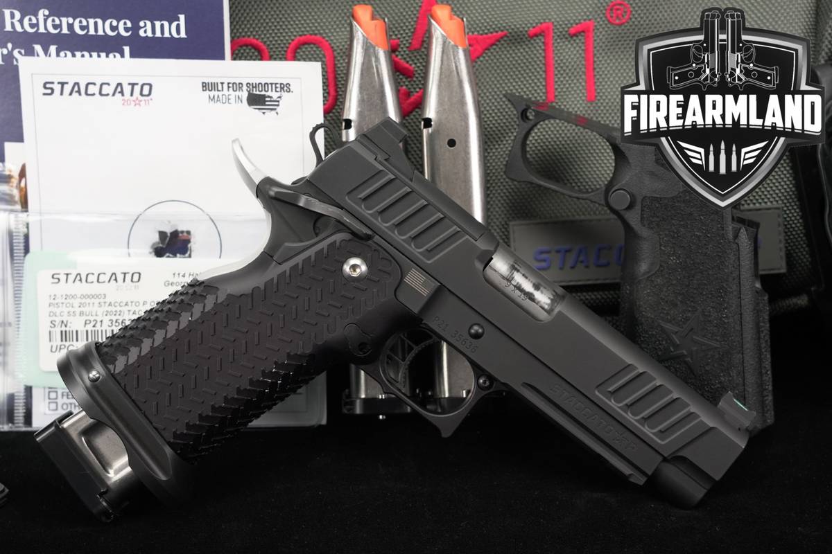 Staccato STI P 2011 9mm 1911 4.4" Optic-Ready +3 MAGS, ORIG CASE & HOLSTER