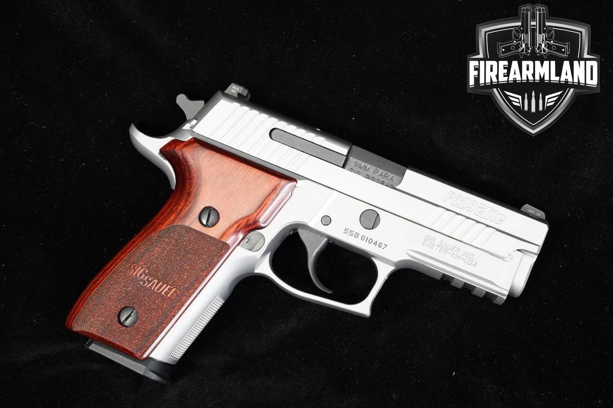 Sig Sauer P229 Elite Stainless 9mm 3.9" Sig-Sauer P229 +ORIG CASE & HOLSTER