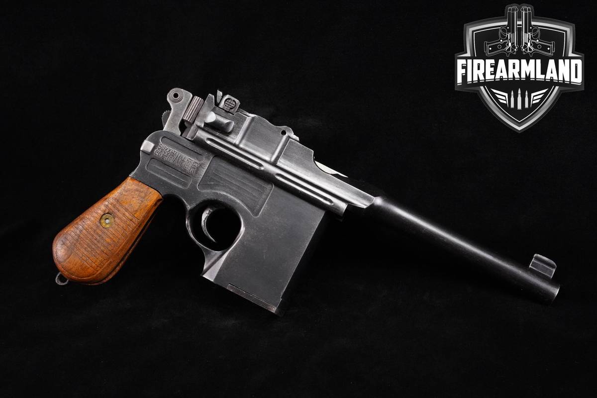 BROOMHANDLE Shanxi Arsenal Type-17 Repro 45-ACP C96 5.5" Blued