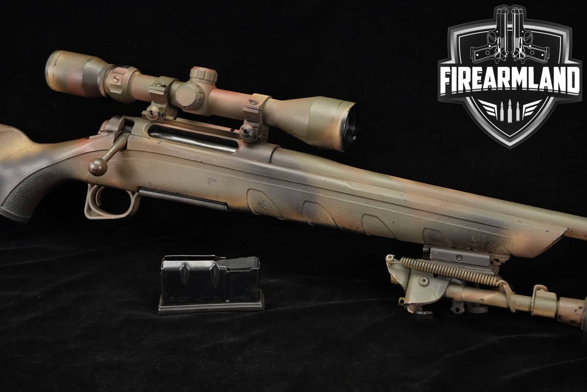 Remington Model 770 308 Winchester 22 Camouflage M770 +2 MAGS, SCOPE, BIPOD